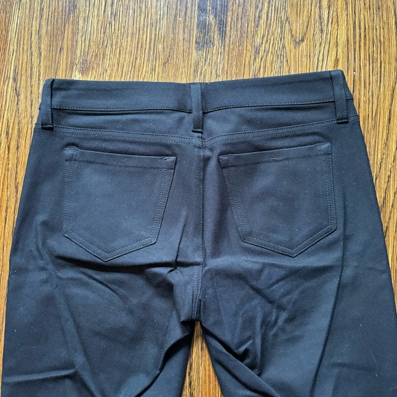 Banana Republic Size 2 Black Sloan Fit Zip Pants - Picture 6 of 9
